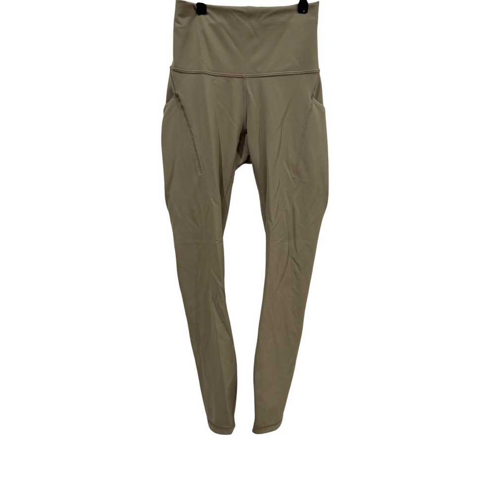 Lululemon Fast and Free High-Rise Tight 25" Pockets Olive Green LW5EYKS‎ Size 4